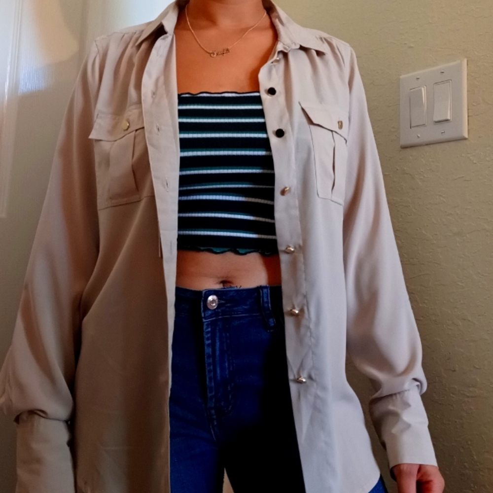 Calvin Klein long sleeve blouse
